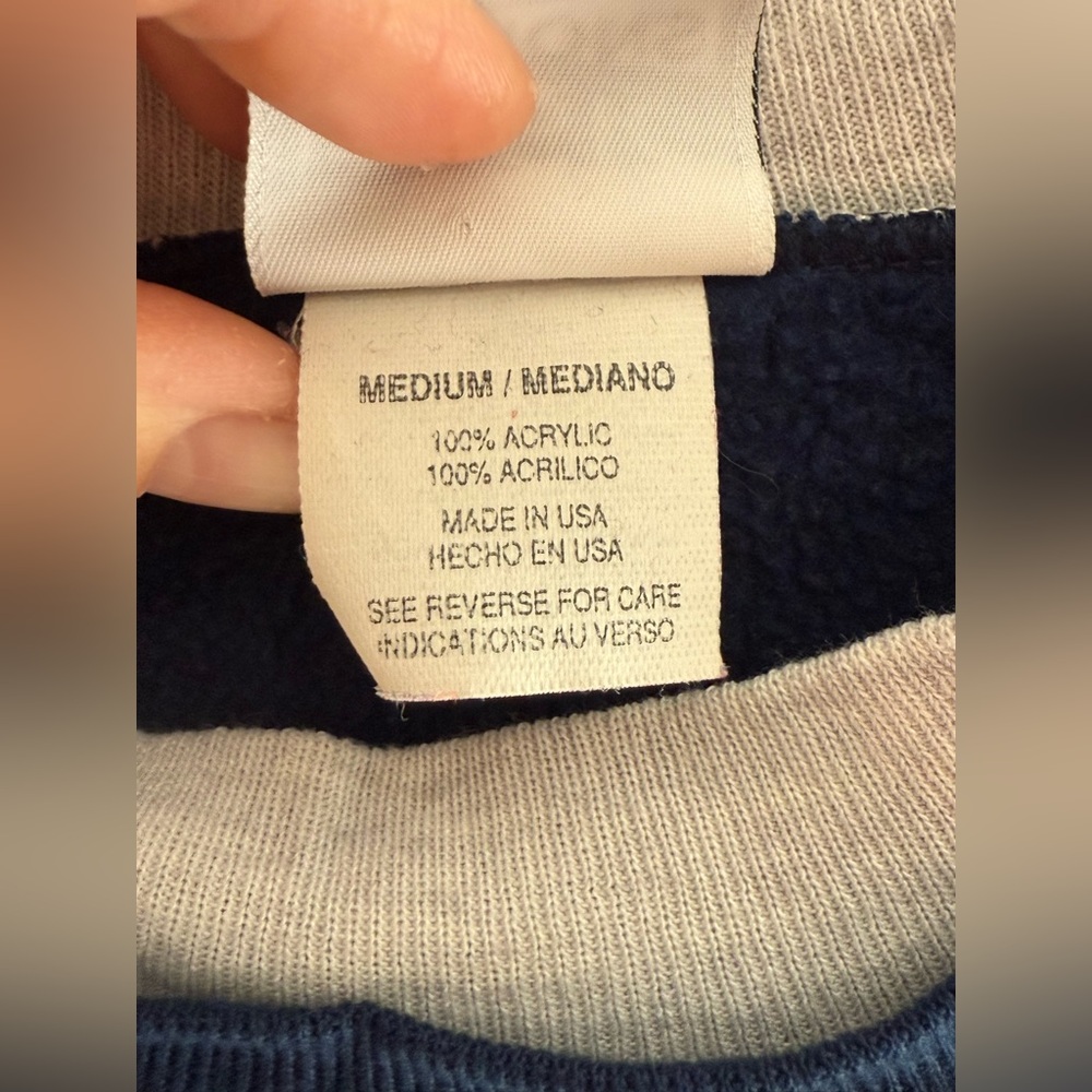 Vtg Basic Editions Mock Neck Pullover Long Sleeve… - image 3